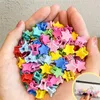 Hair Accessories Girls Cute Colorful Flower Star Mouse Small Hair Claws Kids Sweet Hairpins Heart Rabbit Hair Clips Fashion 408 H1