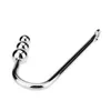 BDSM Stainless Steel Anal Hook Prostate Wand Massage Stick Pure Metal Penis Stimulator Plug Dildo sexy Toys