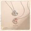 S925 Sterling Silver Classic Necklace Favor Female Clavicle Chain Female Love Confession Women Mother's Day Gift