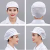 Visières multifonctions en maille élastique casquettes chapeau de chef cuisine restaurants hôtel travail uniforme anti-poussière casquette de cuisine respirant garçon atelier casquettes