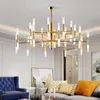 Pendant Lamps Nordic Led Chandelier Black Gold Luminaire Suspension Lighting For Living Room Bedroom Decor Hanging LampPendant