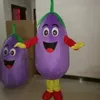 2022 Halloween Eggplant Mascot Costume High quality Cartoon vegetable Anime theme character Adults Size Christmas Carnival Birthday Party Outdoor Outfit