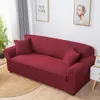 Cubiertas de silla cubierta de sofá sólido elástico para sala de estar sofás sofás Decoración del hogar 1/2/3 / 4 plazas