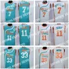 Yeni Ucuz Erkek Yarı Pro Film Flint Tropics # 7 Kahve Siyah Jersey Toptan # 33 Jackie Moon # 69 Downtown # 11 ED Monix Basketbol Formaları