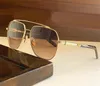 Neue Design-Männersonnenbrille HAND-A mit quadratischem Metallrahmen, beliebter und großzügiger Stil, UV400-Schutzbrille, Outdoor-Schutzbrille