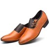 Chaussures en cuir pour hommes italiens grande taille chaussures habillées de luxe hommes mocassins de bureau de haute qualité chaussures de mariage décontractées pour hommes 220727