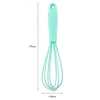 Silicone Whisk För Verktyg Whipping Non-Slip Egg Beater Lätt att rengöra Mjölk Frother Kök Kök köksredskap Kök Fuer BBE13665