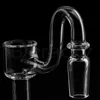 Collo piegato Completamente saldato Fumatore Terp Slurper Quarzo Banger Bordo smussato con 10mm 14mm 18mm Maschio Femmina 4590 Chiodi per Bong in vetro Acqua Dab Rigs Tubi