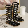 Summer Child Sandals Roman Boots High-top Girls Sandals Kids Gladiator Sandals Toddler Girls Shoes 220623