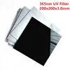 200x200x3 0mm ZWB2 UG1 UV Pass Filter Glass для 365 -нм -источника Flashlight309S190K2459205