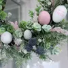 Dekorativa blommor kransar dörrdekorationer påsk semester krans ornamen hängande hem dekorekorativ