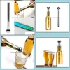 Andra barprodukter Barware Kitchen Dining Home Garden Ice Hinks and Coolers rostfritt stål Wineliquor ChillerCooling Rod In-Bottle Pou