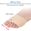 EiD Cuscinetti per maniche metatarsali in silicone Mezza punta Bunion Suola Cuscinetti in gel per avampiede Cuscino Mezzo calzino Supporta Prevenire calli Vesciche 220713