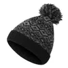 Banie / Couchons de crâne Hat de ski Unisexe Femmes Hiver Pom Pom Wooly Cât de bonnet tricot Bobble Hatbeanie / Skull Chur22