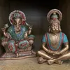 Thailand Buddha Statue Collection Gift Antique Elephant Treasure India Shiva Ornaments Zen For Home Table Decoration