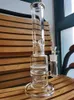 Vintage SYN Quality 7mm thickness Glass water pipe bong hookah art with percolator 14inch height 18mm female 75mm can put customer logo by UPS DHL CNE