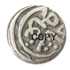 in16 인도 고대 은도금 사본 동전 공예 기념 금속 죽이 공장 가격 제조 공장 가격