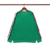 남성 후드 땀 셔츠 커플 이탈리아 스타일 풀오버 까마귀 클래식 레터 인쇄 가을 겨울 스웨터 아시아 크기