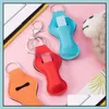 Party Favor Event Supplies Festive Home Garden 74 Designs Néoprène Keychain Sports Imprimé Chapstick Holder Leopard Keychian Wrap Lipstick