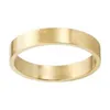 4mm 5mm 6mm Titanium Steel Silver Love Ring Designer Men and Women Rose Gold Jewelry for Lovers Beain Rings Size 5-11 45HD H1