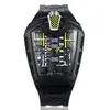 Montres-bracelets Poison Sports Car Concept Racing Style mécanique Compartiment moteur à six cylindres Montre créative Tendance pour hommes F248u