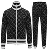 Tracksuit de haute qualité Mens Tracksuit Deux Morceaux Ensembles Pantalons à capuche avec lettres Style de mode Spring Spring Authork Outwear Sports Set Set Suites Jacket Tops