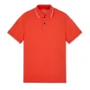 T-shirt mannen 22SS18 Katoen Revers Polo Shirt High-end Zomer Nieuwe Ademende sneldrogende Eenvoudige Half-mouwen T-shirt