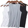 3PCS Men's Underwear For Mens Silk Tank Top Men High Quality Bodybuilding Singlet Sleeveless Slim Fit Vest Male Bodyshaper 5XL 220531