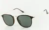 Nom de la marque Square Sunglasses Designer Eyewear Mens / Womens Fashion Luxury 2448 Black Verres Green Lens 53mm238V