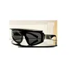 Flip up Shield Mask Sunglasses for Women Men Shiny Black Unisex Designer Sun Glasses UV400 Protection Eyewear with Box