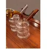 New mini glass oil burner bong with clear thick glass water pipe for retail or wholesale