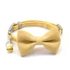Dog collar traction rope small and medium-sized dog pet plain bow cat chain