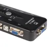 Switcher KVM USB 2.0 4 porte in 1 uscita connettori 4K 1080P VGA Splitter Box per la condivisione del monitor del mouse della tastiera