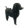 Animal Designer POODLE Luxury Crystal Evening Bags Black Dog Clutch Bags Purse Wedding Bridal Handbags Women Handbags SM97 220321