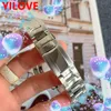 Orologio automatico da uomo di lusso da 41 mm, gemma al quarzo, lunetta con diamanti, movimento in acciaio inossidabile, orologio da polso impermeabile, luminoso, con zaffiro multifunzionale