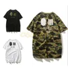 Heren T-shirts van hoge kwaliteit Ontwerper Camouflage Gedrukt Casual Tees Zomer Dameskleding met korte mouwen Aziatische maat M-2XL