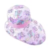 2022 Summer Baby Hat Beach Sun Protection Neck Children Cartoon Animals Bucket Hats for Girls Boys Adjustable Kids Cap Baby Accessories