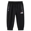 Été décontracté sweatshorts hommes Shorts coton Baggy Joggers culotte pantalon Capris mâle genou longueur entraînement mince 220621