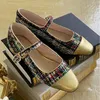 Sandaler French Style Mary Janes Women Flats Elegant Ladies Weave Shoes Spring Autumn Vintage Low Heel 3cm Patchwork Flat Shoessandals