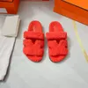 Diseñadores de alta calidad Chypre Sandalias Zapatillas de lana Piel Peluda Mujeres Hombres Zapatillas Terry Diapositivas Suela de goma Sandalia con caja