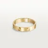 4mm Slim Love Wedding Band Anillo para Mujeres Hombres 316L Titanio Acero Cubic Zirconia Diseñador Joyería Aneis Anel Bague Femme Diseño Clásico