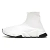 Balencaiga Shoes Balenciaga Sock Mens Womens Graffiti Speed Trainer Black White Glitter Blue Beige【code ：L】Red Clear Sole Volt Green Lace-up Running Sneakers