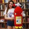 Creative Plush Toy NOS Nitrous Oxide Bottle Pillow Simulation Fire Extinguisher Plush Toys Turbo JDM Cushion Headrest Backrest LA472