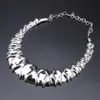 Ensemble de bijoux italiens plaqués argent, dubaï, haute qualité, collier, boucles d'oreilles, Bracelet, Banquet, mariage, nouvelle collection, 6254438