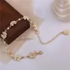 Sweet Daisy Flower Armband Personlighet Minimalistiska blommor Pearl Armband Women Party Bankett Statement Jewel Gift GC1221