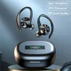 Mic ile spor Bluetooth Kablosuz Kulaklıklar IPX5 Su Geçirmez Kulak Kancaları Bluetooth Kulaklık Akıllı Cep Cep Telefonu için HiFi Stereo Müzik Kulaklıkları