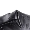 Black Skull 3D Printing Lederen make -uptas Women Fashion Travel Organizer Pu Cosmetic Bag Trousse de Maquillage Pencil Case 220606