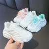 Children Green White Air Mesh Platform Sneakers For Big Teens Boys Breathable Casual Running Sports Shoes New 5 to 10 13 Years