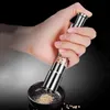 Stainless Steel Press Manual Pepper Mill Salt Shaker Portable Detachable One Hand Cumin Food Grade Seasoning Sauce Grinder Stick Kitchen Tools LT0127