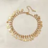 Charm Bracelets Gold Simple Crystals Chain Pendant Stars Charming Anklets For Women Beach Foot Jewelry Leg Ankle AccessoryCharm